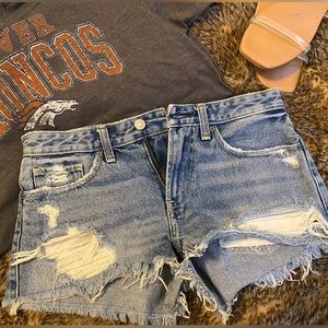 Abercrombie Harper low rise Jean shorts sz 26